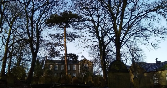 b churchyard and parsonage
